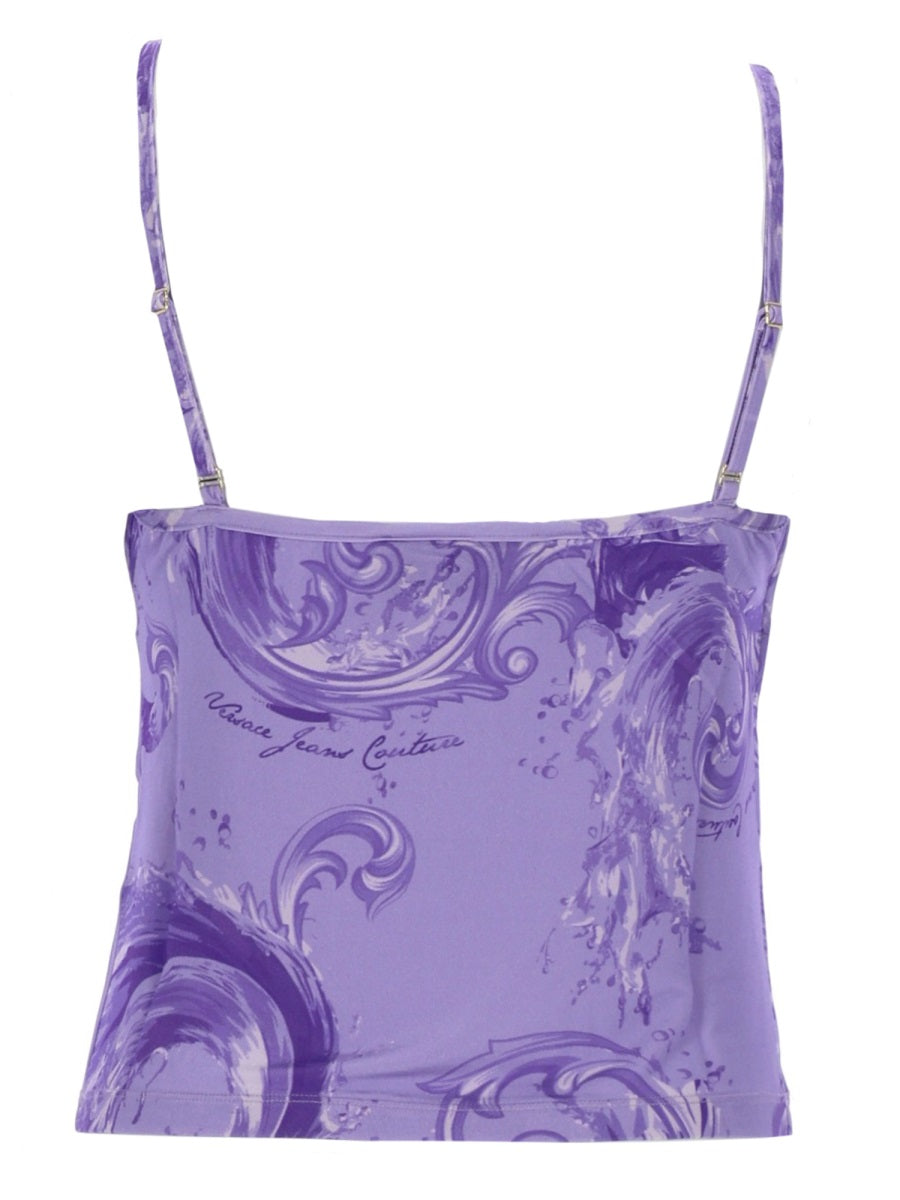 Versace Jeans Couture Tops - Purple | 5f49a12e866afb53a90d7d07a0890ff14109f52f