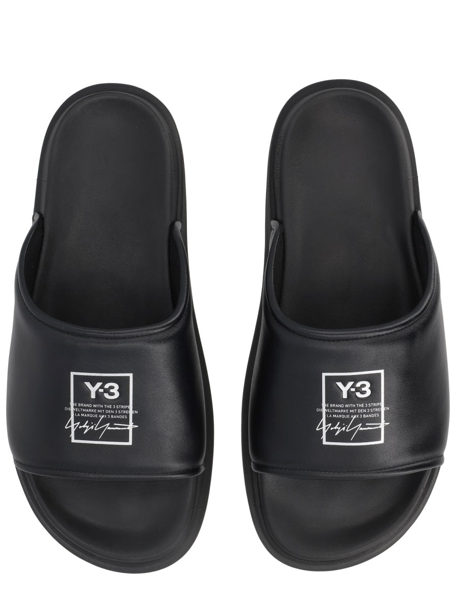 Adidas Y-3 Flat Shoes - Black | 1b7ad82ff789bc92fc46532ba21c65f15ac15bba