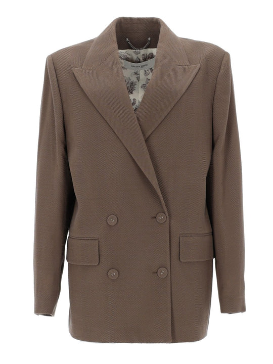 Blazer Doppiopetto In Lana