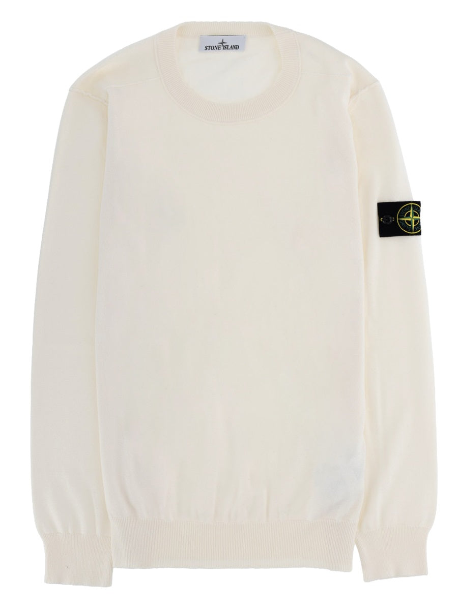 Stone Island Sweaters - Ivory | 2e7f32bedaa23bdebce18b0d432da61972e1d43f