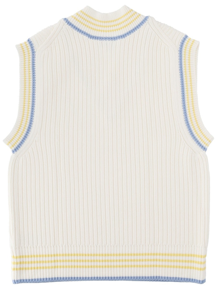 Lacoste Gilet - Ivory | 9255c9ef76894805c60e07001ada24e95406c36a