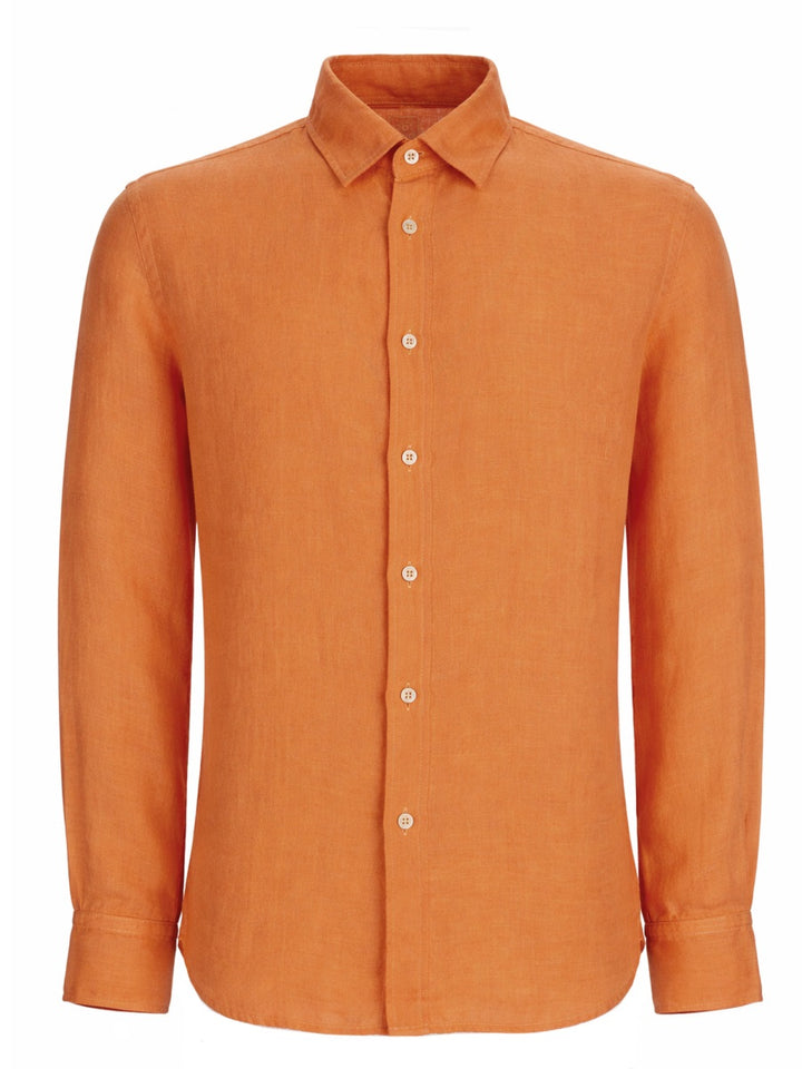120% Lino Shirts - Orange | 8ddf25a61e581bd48c998e167dfea2acbc58f816
