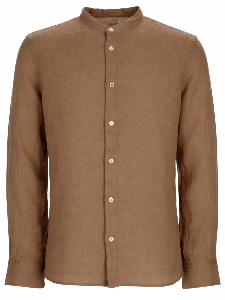 120% Lino Shirts - Brown | d92a1d85bb8175034c1ceaa9a73e4ff9adb85e34