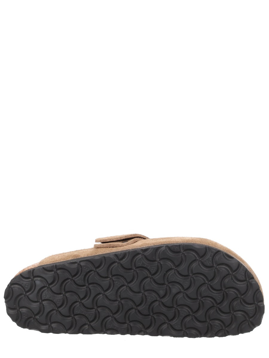 Birkenstock Flat Shoes - Brown | 378fd32e6910b1e24261f11ff31f738b7aaafe38