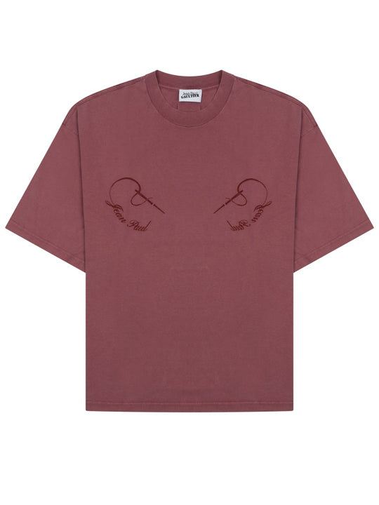 T-Shirt "Needles" Con Logo