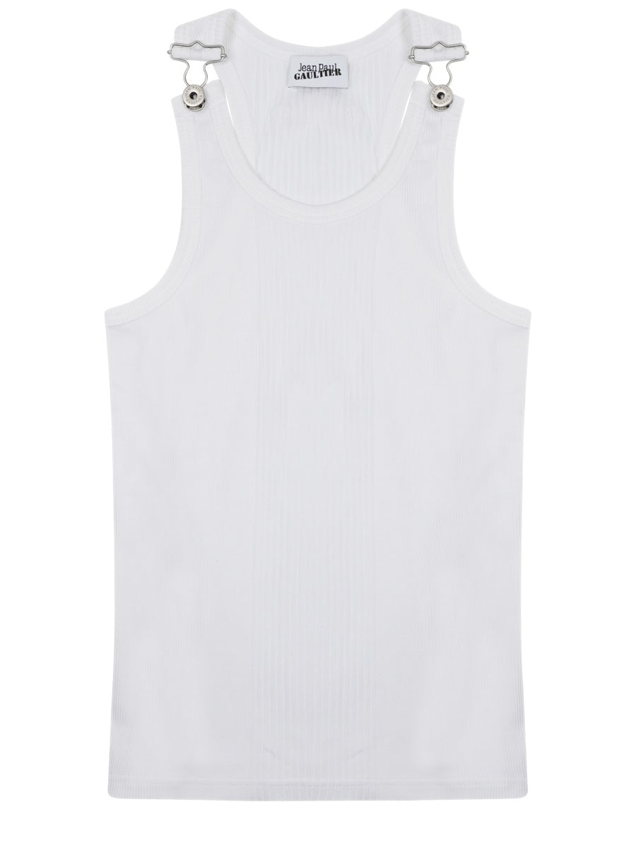 Jean Paul Gaultier Tops - White | fcddd8b6406df5229fa898bf16a8477df65b9f86