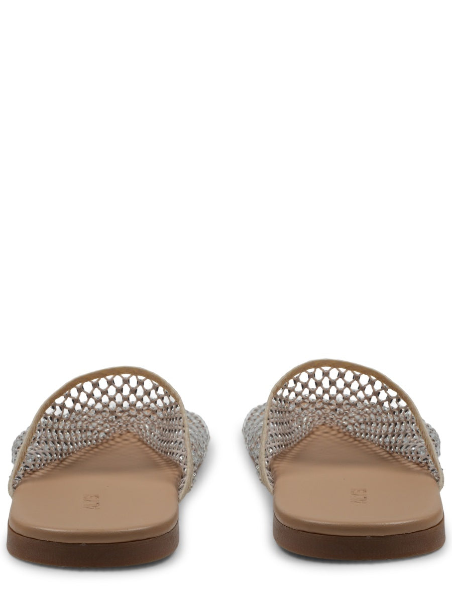 Alysi Flat Shoes - Silver | 2327ebdee4d831aa632ffae50fb1082f8dff7e3b