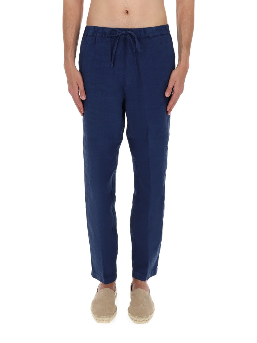 120% Lino Pants - Blue | 07b0c51ca2e417564a5be5f36054b8e5115d7bc1