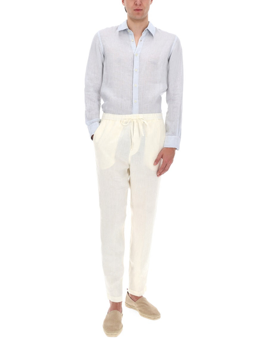 120% Lino Pants - Powder | a67e1285e244f98cbc777c8beb2f3e2fe0483e53
