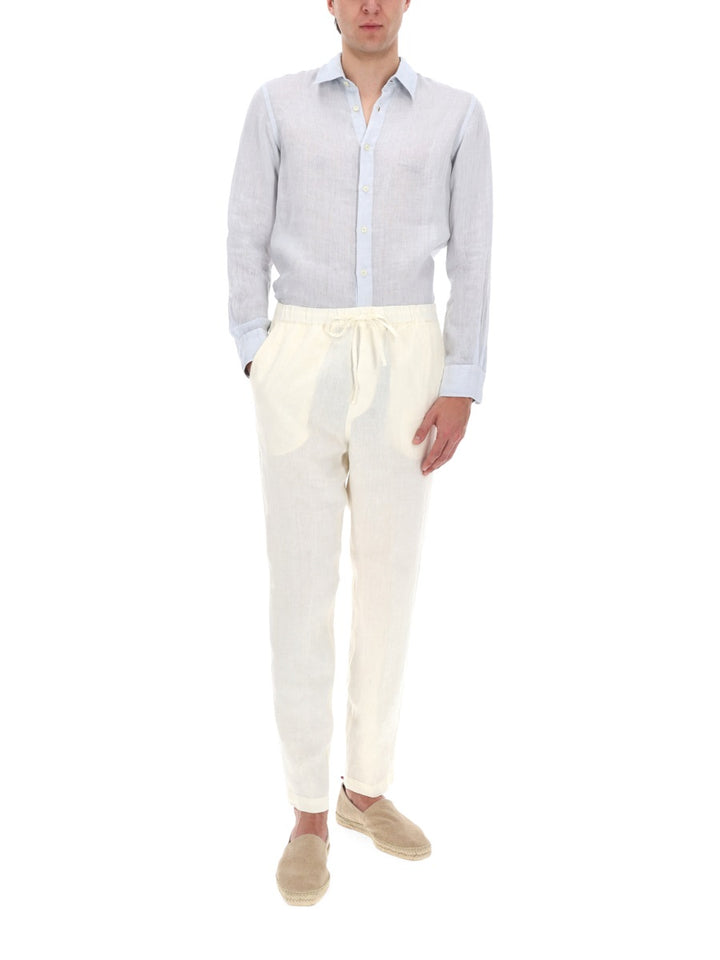 120% Lino Pants - Powder | a67e1285e244f98cbc777c8beb2f3e2fe0483e53