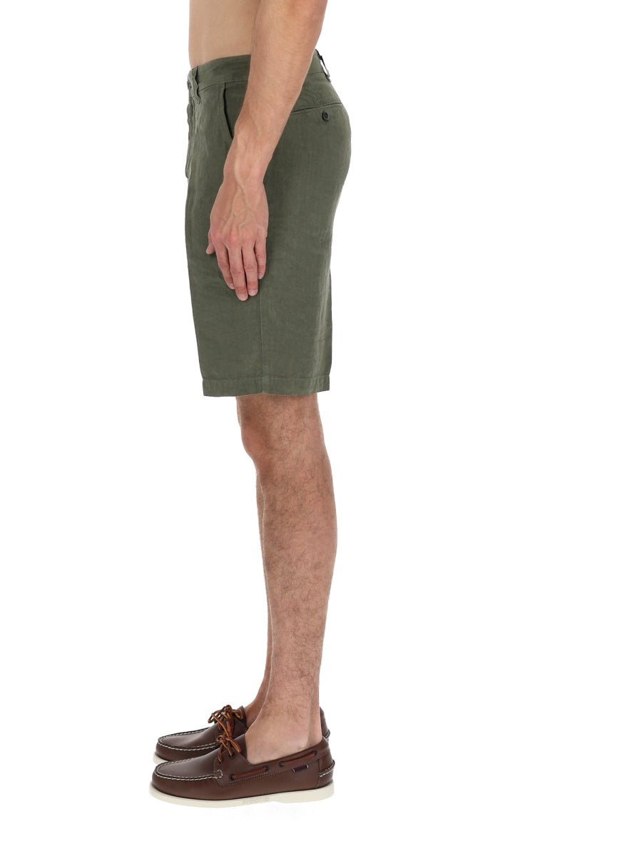 120% Lino Shorts - Green | 18504efefe2bb5513fee50ac162dd5b51e404285