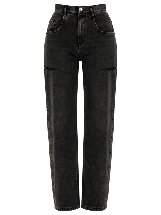 Jeans Con Dettaglio Cut Out