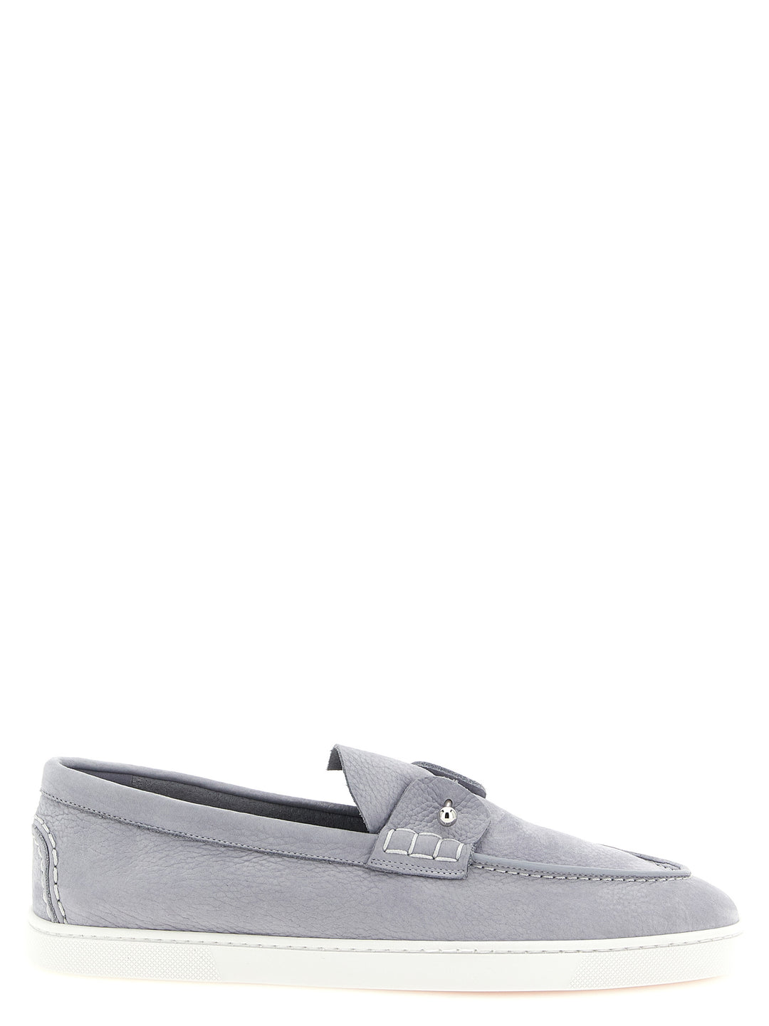 Christian Louboutin Chambeliboat Loafers - Gray | 74ab41c698f15658cf98caa4544e93b508277af9