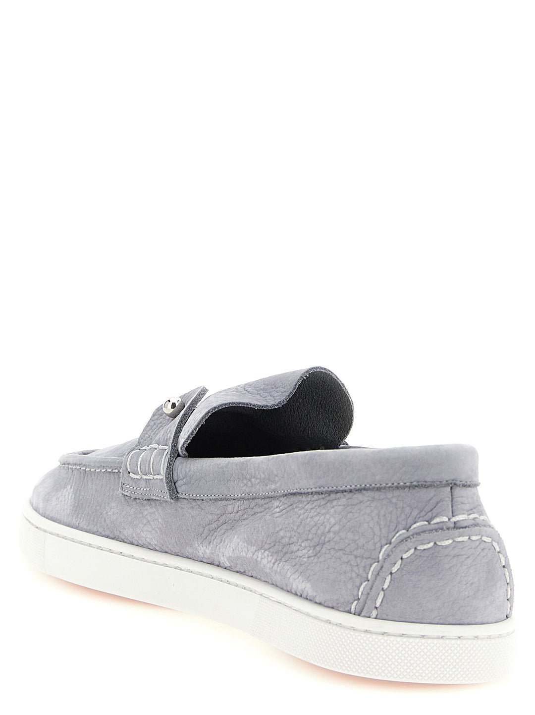 Christian Louboutin Chambeliboat Loafers - Gray | 3bc4afa8c2641e53641a61645cfad56850f81886