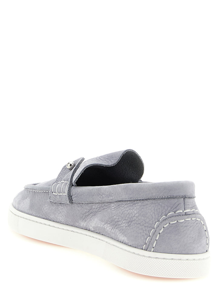 Christian Louboutin Chambeliboat Loafers - Gray | 3bc4afa8c2641e53641a61645cfad56850f81886