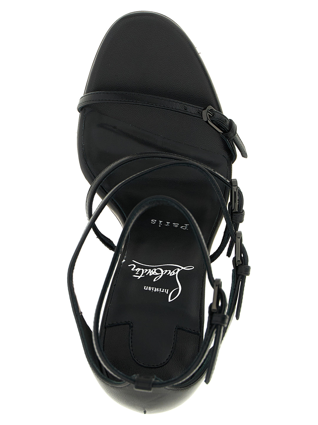 Christian Louboutin Milllenium Sandals - Black | 9f13fd8d02b8ff3ad2ca66beaf05c8c1538fa236