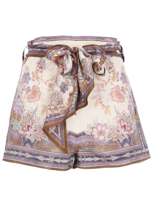 Shorts Con Foulard "Luna"