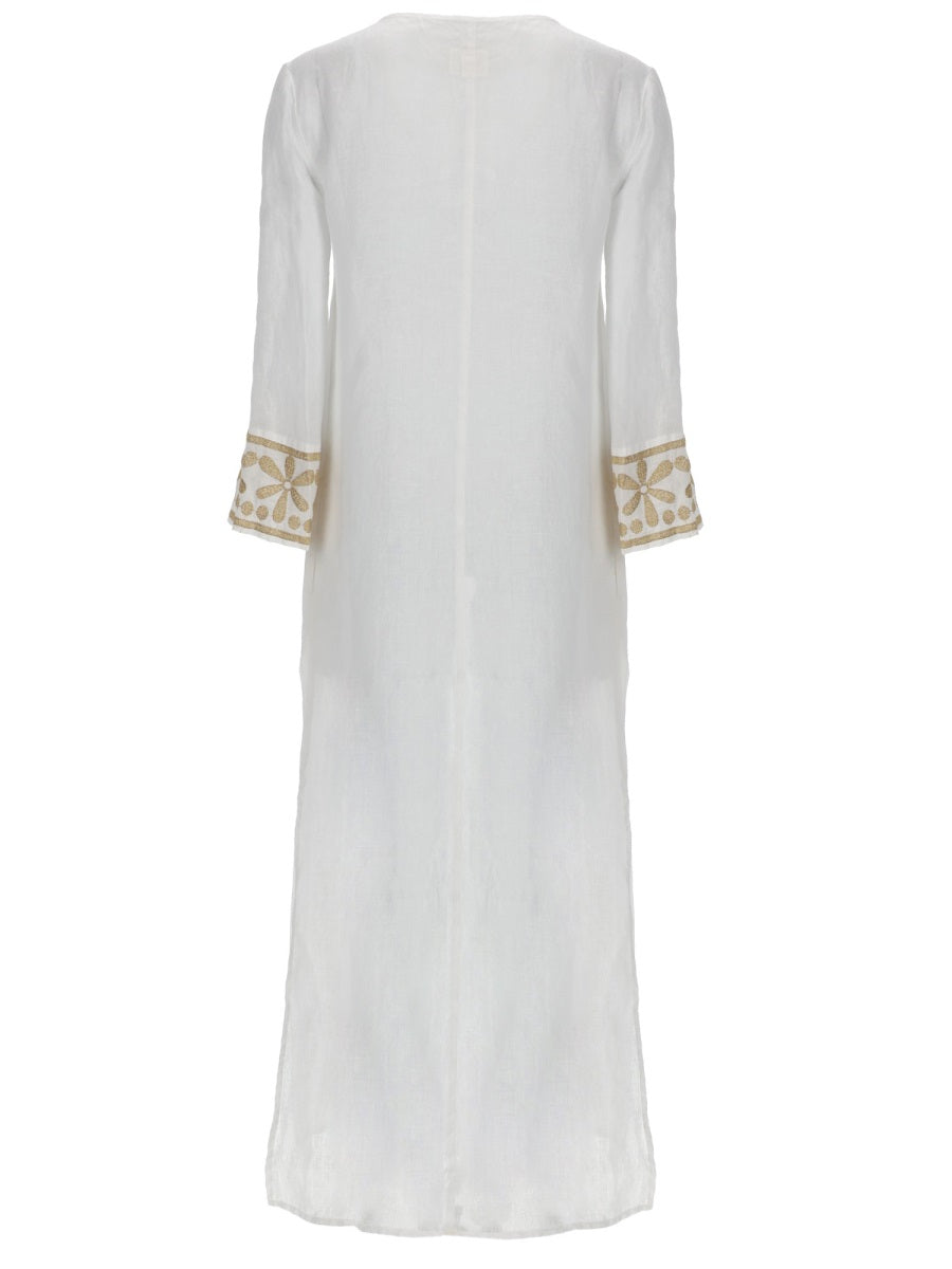 120% Lino Suits & Dresses - White | 5bc3c380bfdc5e16733468450c0e9abee43c457a