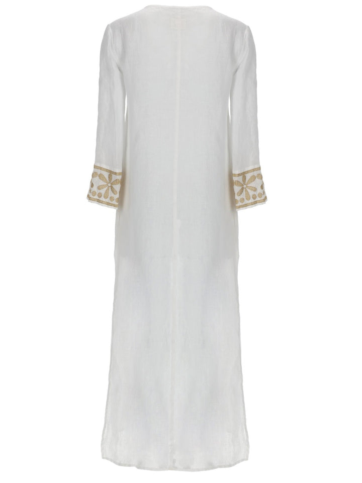120% Lino Suits & Dresses - White | 5bc3c380bfdc5e16733468450c0e9abee43c457a