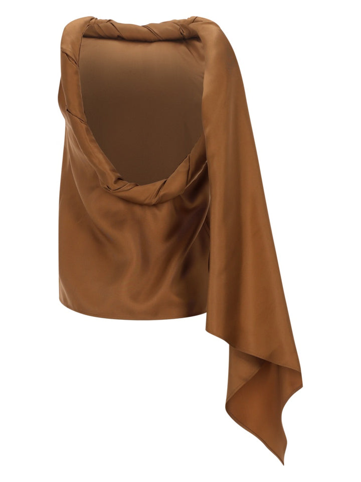 Loulou De Saison Tops - Brown | 7aa99f1fc65e14f0eb9971ce4c07696d1d0a6df5