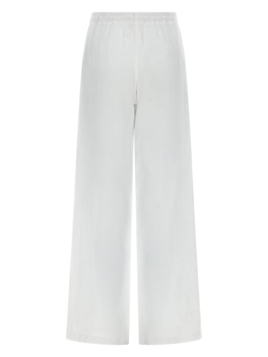 120% Lino Pants - White | a3284c701c357d3038a73110bcf247c710327d1b
