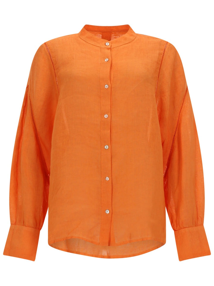 120% Lino Shirts - Orange | acb0f0ff21e53bdbf4100e764dc77289afff043f