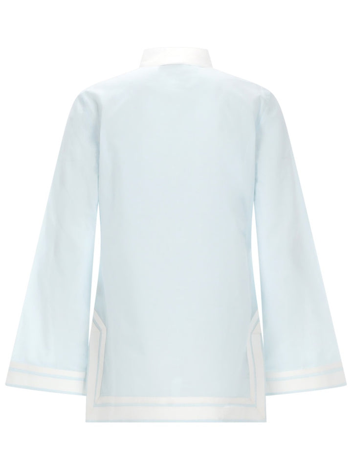 Tory Burch Shirts - Azure | a6e57e25d34c51d7148f6b44e256b516b54fab1c