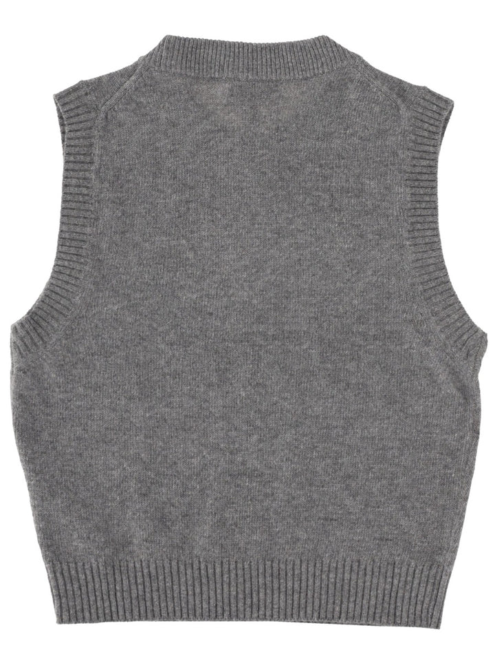 Ganni Gilet - Grey | 60c48594190a7bbc5e3368facc26cb4c94563890