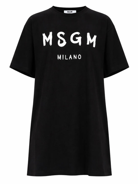 Abito Con Logo Pennellato