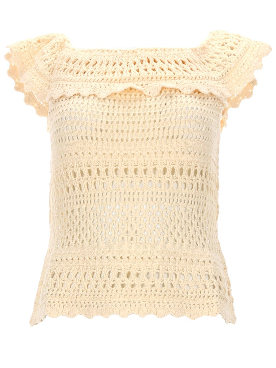 Isabel Marant Etoile Tops - Ivory | 3cd11b90657cf5349c06a4734e2c38c6b84a7ac0