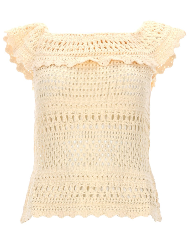 Isabel Marant Etoile Tops - Ivory | 3cd11b90657cf5349c06a4734e2c38c6b84a7ac0