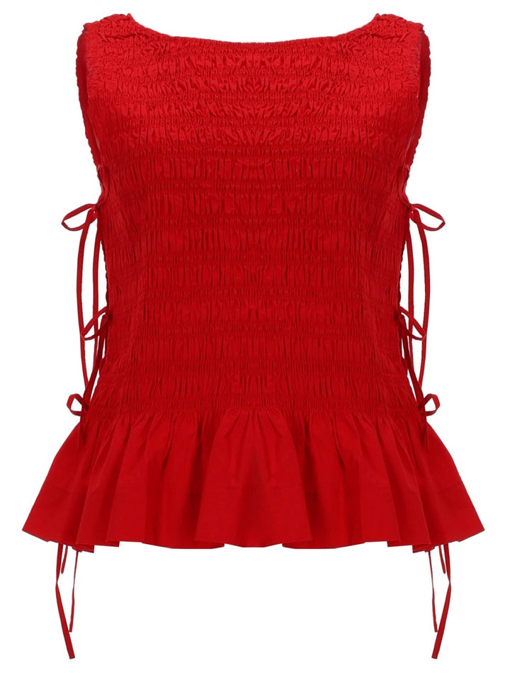 Ganni Tops - Red | 180cfc34945d5e954be257fc027e3da05140783d