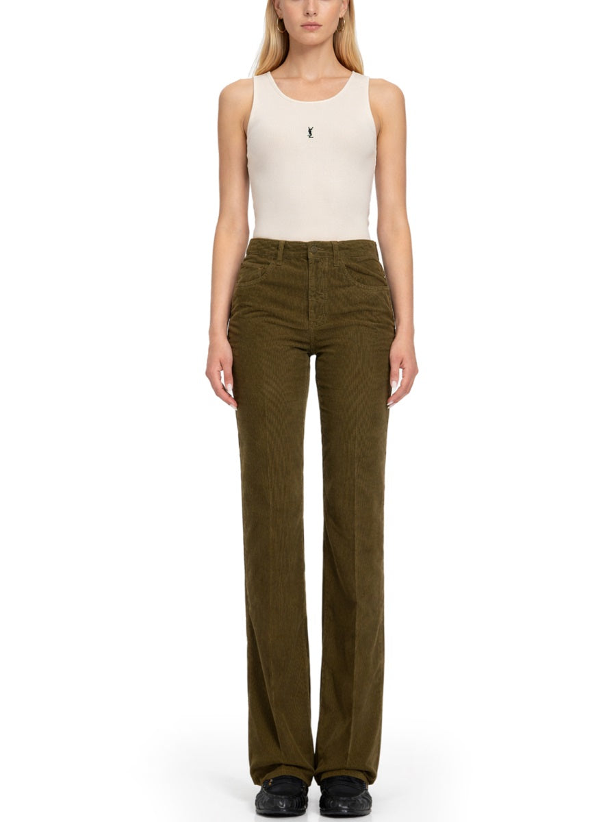 Saint Laurent Pants - Green | 5a8150b16c195dd76206281a20923ba58e643383