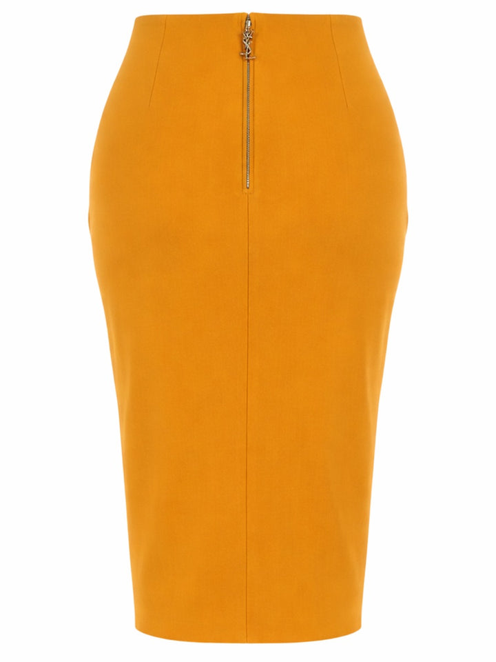 Saint Laurent Skirts - Yellow | c9e5fbc06a5e536f5dc27140575224bc37268486