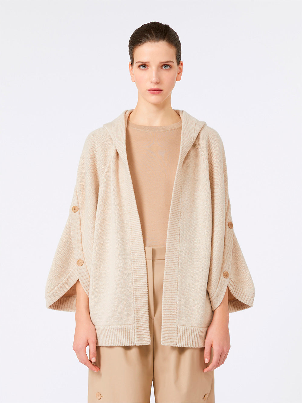 Maxmara Cardigan - Nude & Neutrals | 9fd43cfa26bdd928bbd354db7b2d80786e9a6a08