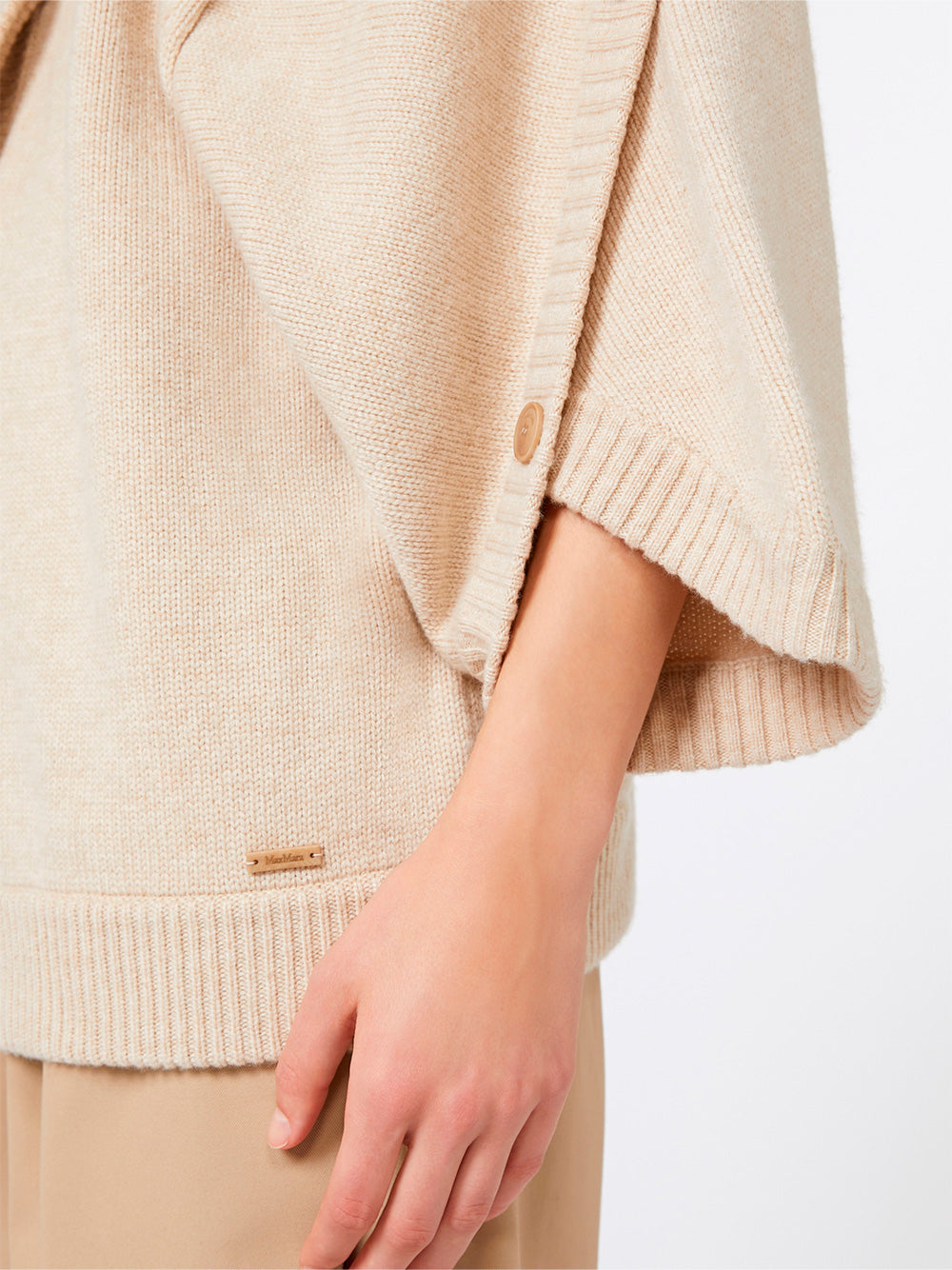 Maxmara Cardigan - Nude & Neutrals | 48ef0370fcc01510d9bd7cfc413fe303ae2099d6