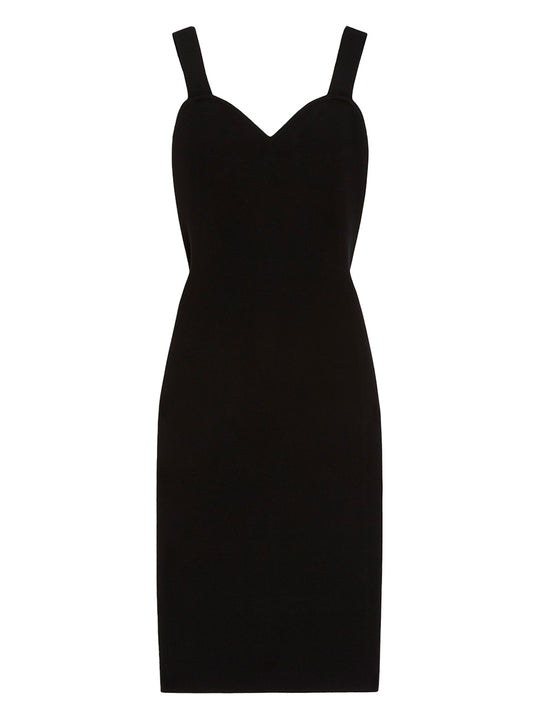 Viscose Sheath Midi Dress