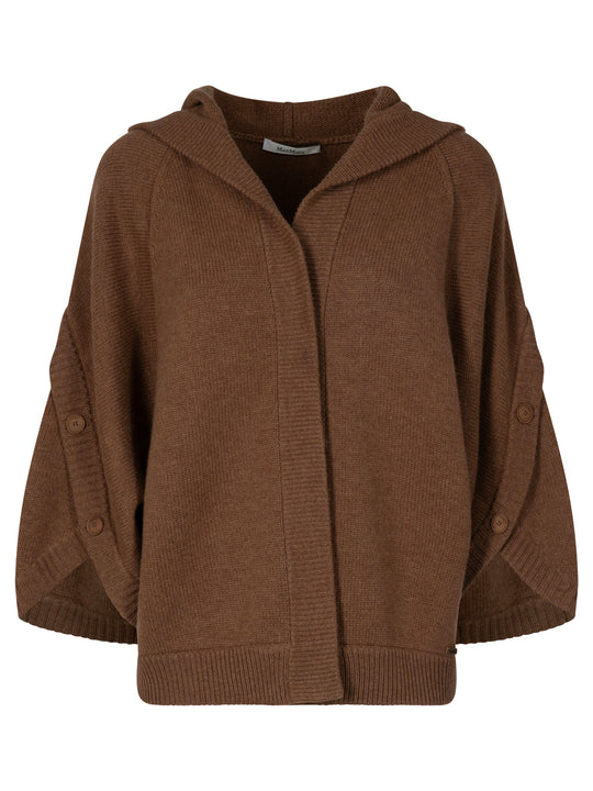 Wool And Cashmere Hooded Cardigan
