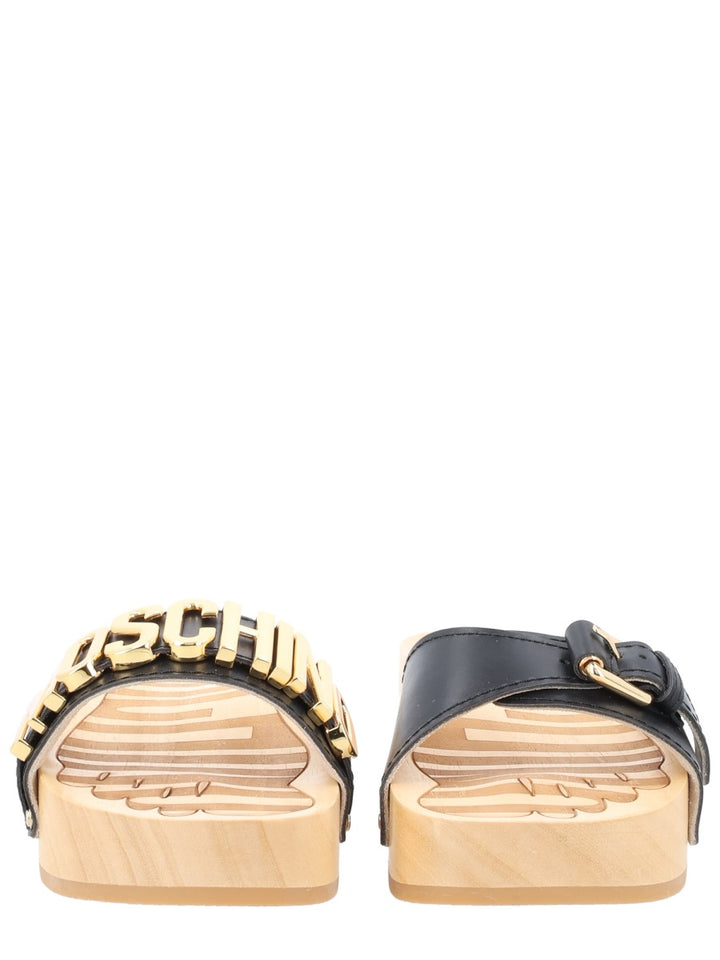 Moschino Sandals - Black | 05c0b02c4810920269795d2492265be32efcb15b