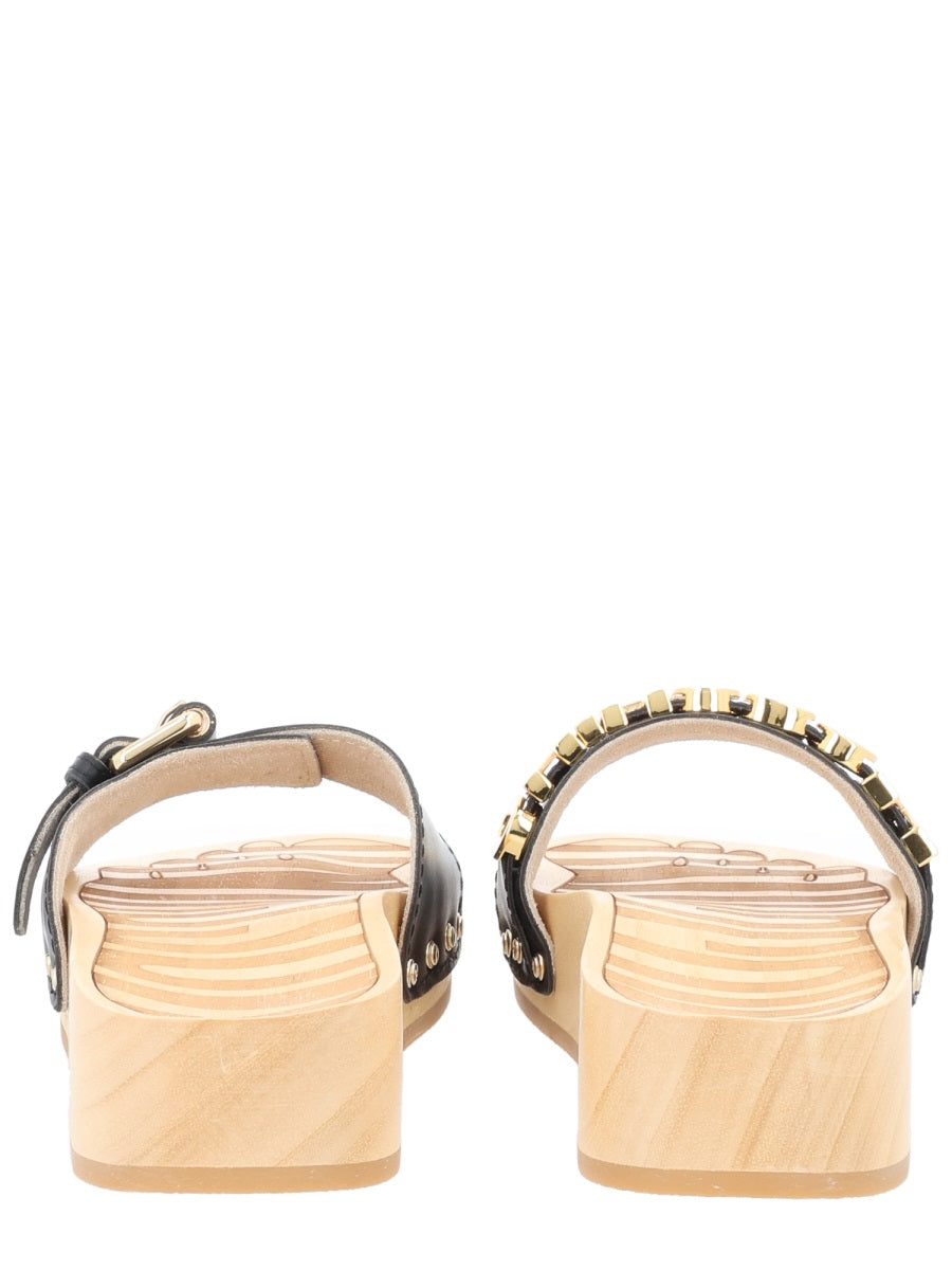 Moschino Sandals - Black | a1b9cbc6b10cacd72d70e99189a1e3dacb96afae