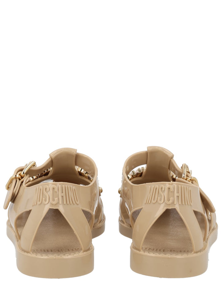 Moschino Sandals - Beige | 3e4037a4e06a30dd8b6840bb688153d44cfb2f6b