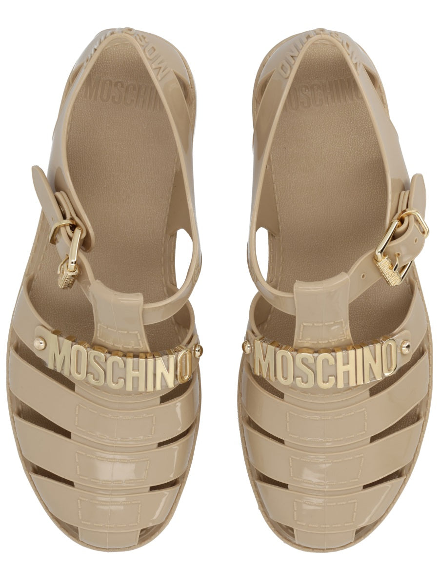 Moschino Sandals - Beige | 7fd3c45c82c9f856736ca826b845aab41e20528b
