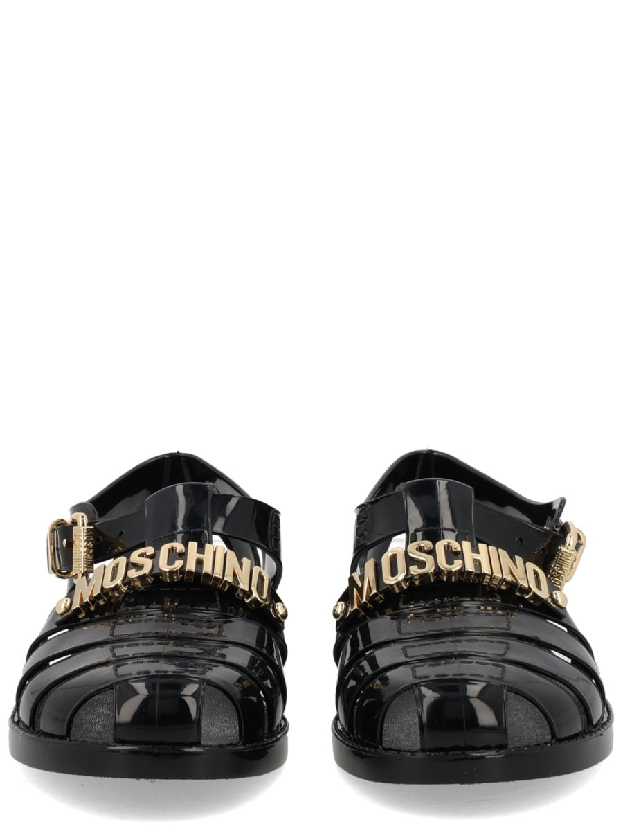 Moschino Sandals - Black | 1b33bf805dcb2fdd8e3ed521f81f1942428109c9