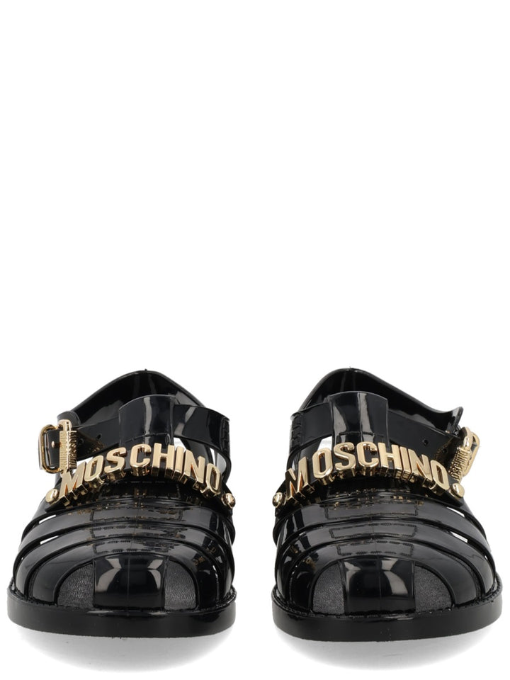 Moschino Sandals - Black | 1b33bf805dcb2fdd8e3ed521f81f1942428109c9