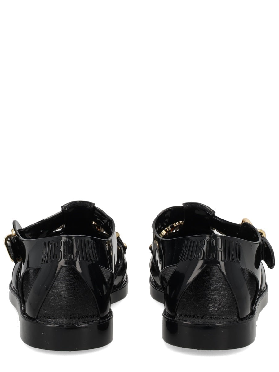 Moschino Sandals - Black | a0c1c5ed50d52dd61aa79568dfa84f3dedaec203