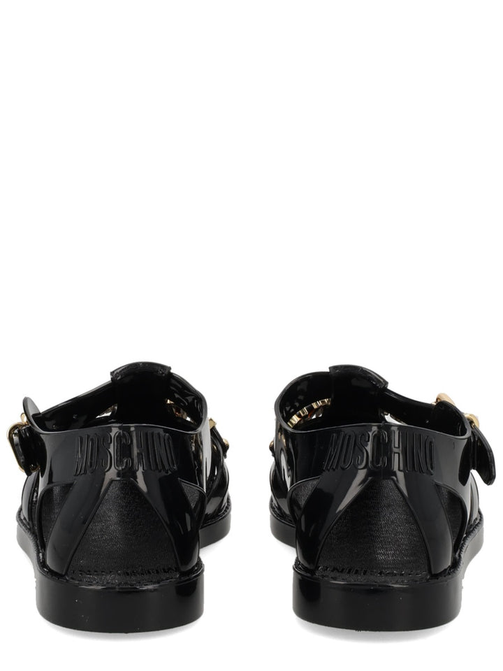 Moschino Sandals - Black | a0c1c5ed50d52dd61aa79568dfa84f3dedaec203