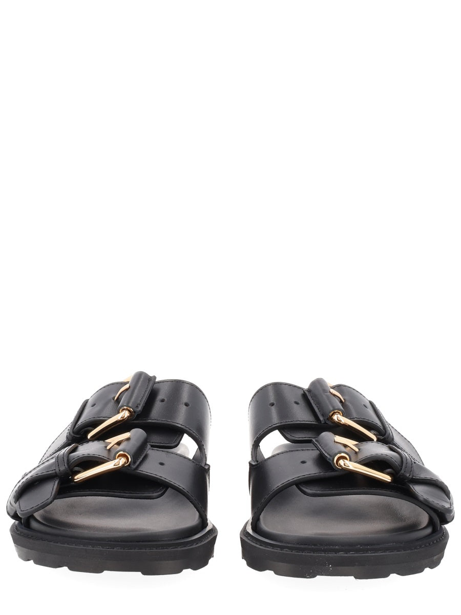 Moschino Sandals - Black | 7062a134ab6169919dc85752d9cfd3ae21d9f365
