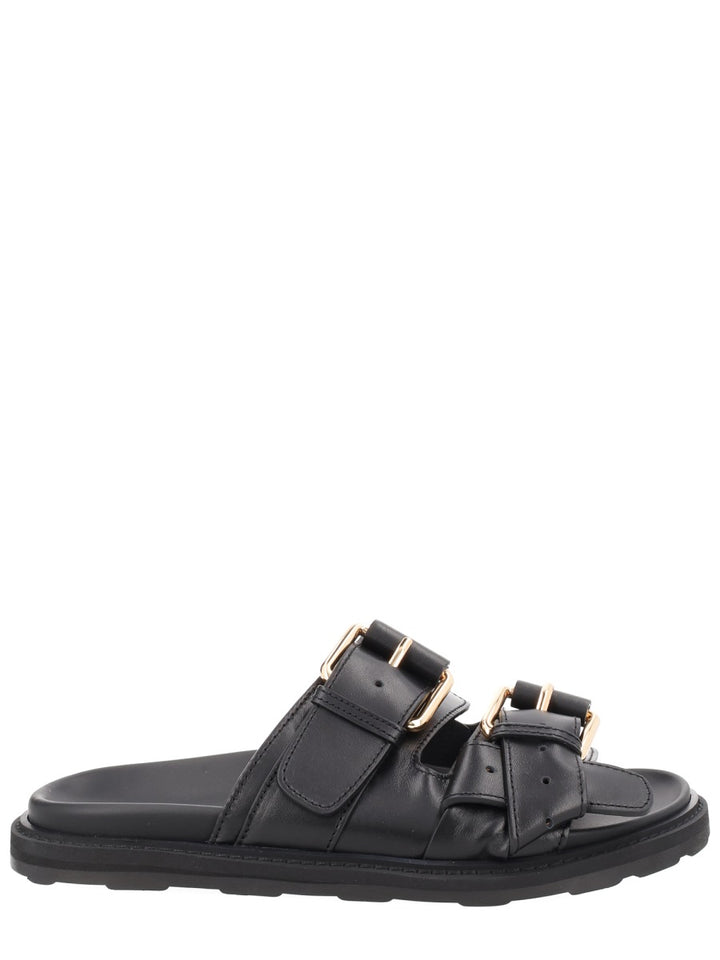 Moschino Sandals - Black | 8f6f36620fa9bf320c9a40a9f475a1f310fca19a