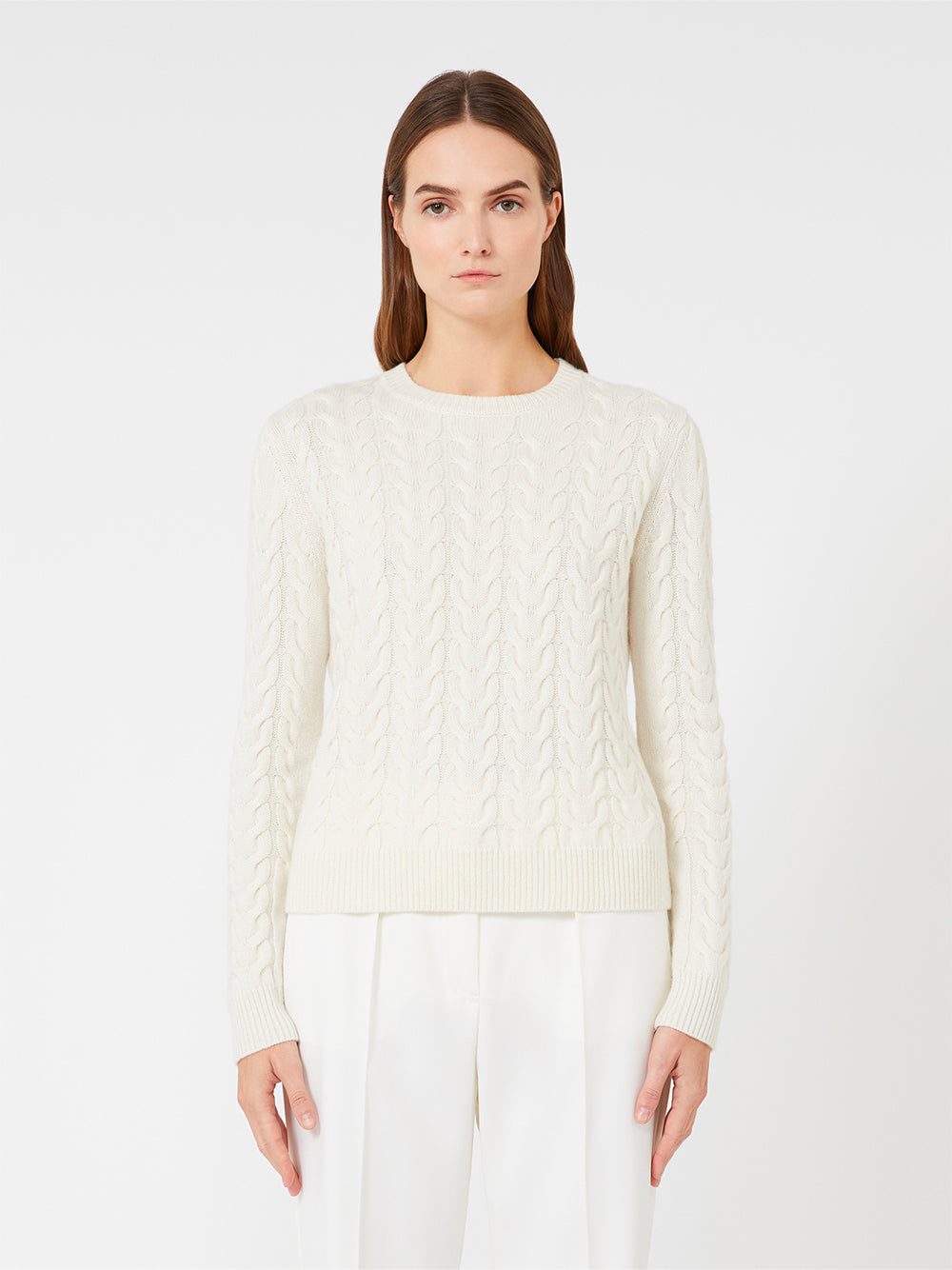 Maxmara Pullover - White | 225d892b9b1159dc9519aabf9b67fe0226b6e34a