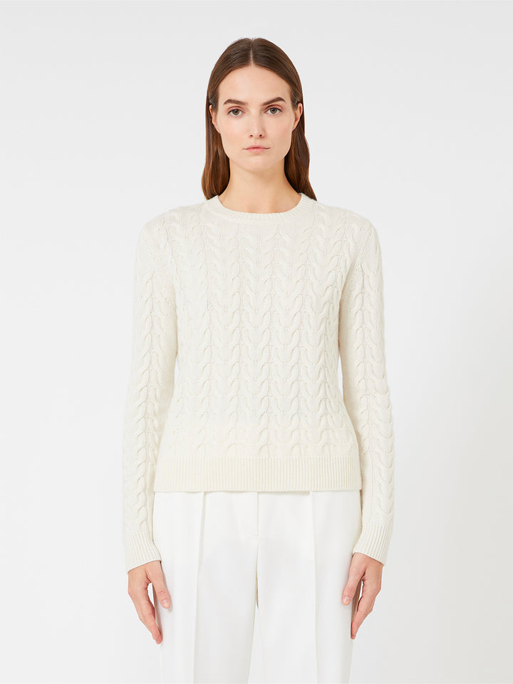 Maxmara Pullover - White | 225d892b9b1159dc9519aabf9b67fe0226b6e34a